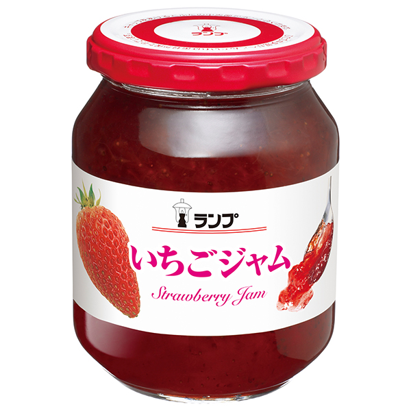 アヲハタ ランプ イチゴジャム 380g瓶×12個入|一般食品 ジャム 瓶 いちご 苺