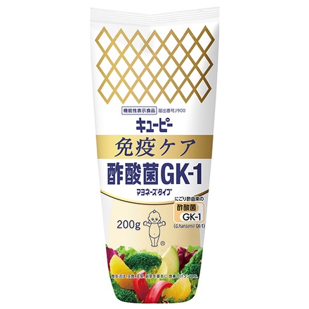 キューピー 免疫ケア 酢酸菌GK-1 マヨネーズタイプ 200g×15袋入|調味料 食品 マヨネーズ 機能性表示食品 免疫ケア 酢酸菌