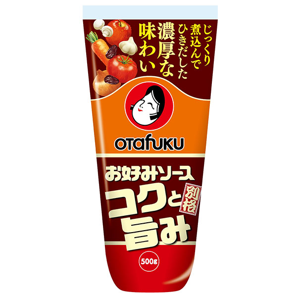 オタフク コクと旨みのお好みソース 500g×12本入|一般食品 調味料 ソース