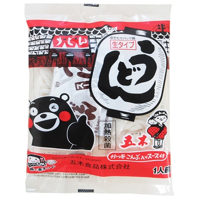 五木食品 スープ付うどん 生タイプ 210g×30個入