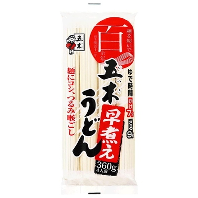 五木食品 早煮えうどん 360g×20袋入