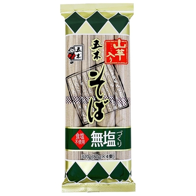 五木食品 無塩づくり山芋入りそば 320g×20袋入