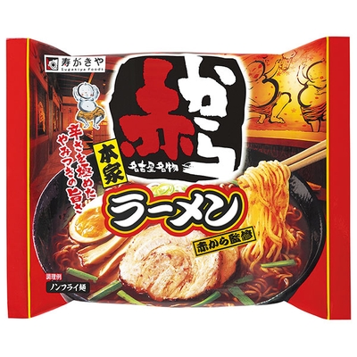 寿がきや 即席 赤からラーメン 122g×12袋入