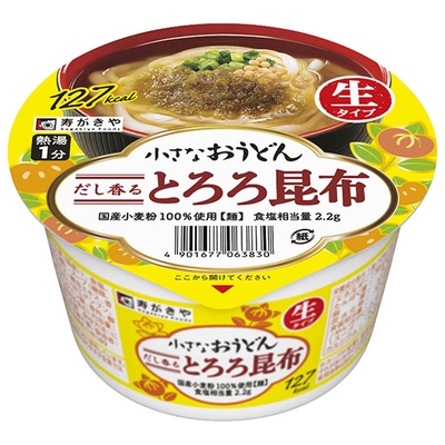 寿がきや 小さなおうどん とろろ昆布 86g×12個入