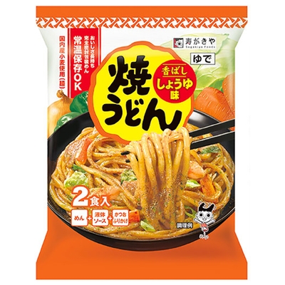 寿がきや 焼うどん しょうゆ味 2食入 444g×10袋入