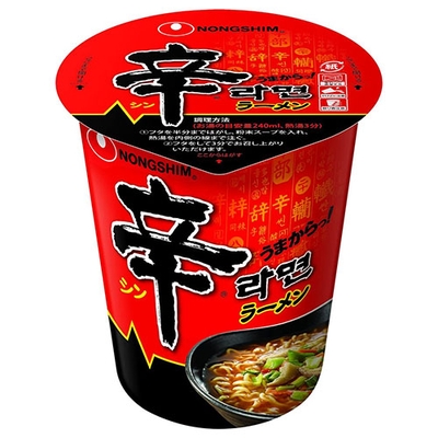 農心ジャパン 辛カップラーメン 68g×12個入