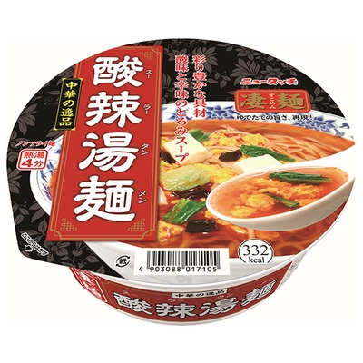 ヤマダイ ニュータッチ 凄麺 中華の逸品 酸辣湯麺 111g×12個入