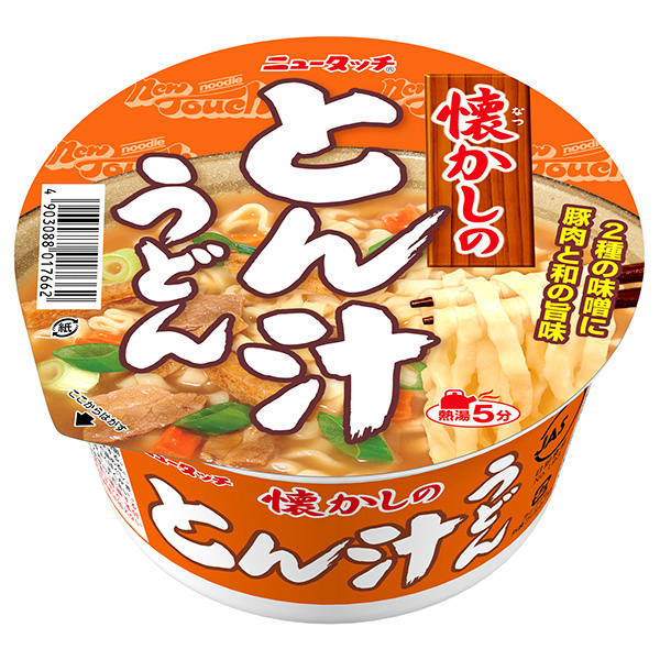 ヤマダイ ニュータッチ 懐かしの とん汁うどん 95g×12個入|インスタント食品 カップ麺 即席めん うどん