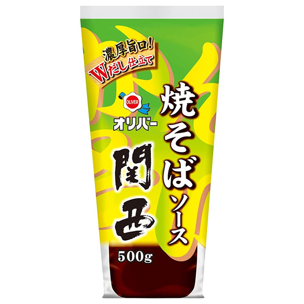オリバーソース 焼そばソース 関西 500g×12本入|一般食品 調味料 ソース