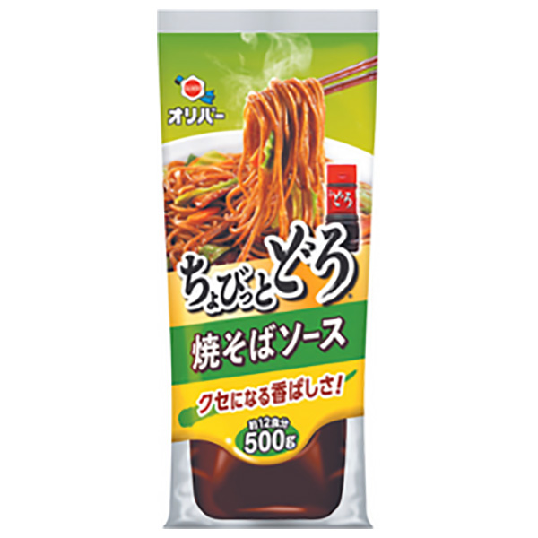 オリバーソース 焼そばソース ちょびっとどろ 500g×12本入|やきそば ソース 調味料 どろソース
