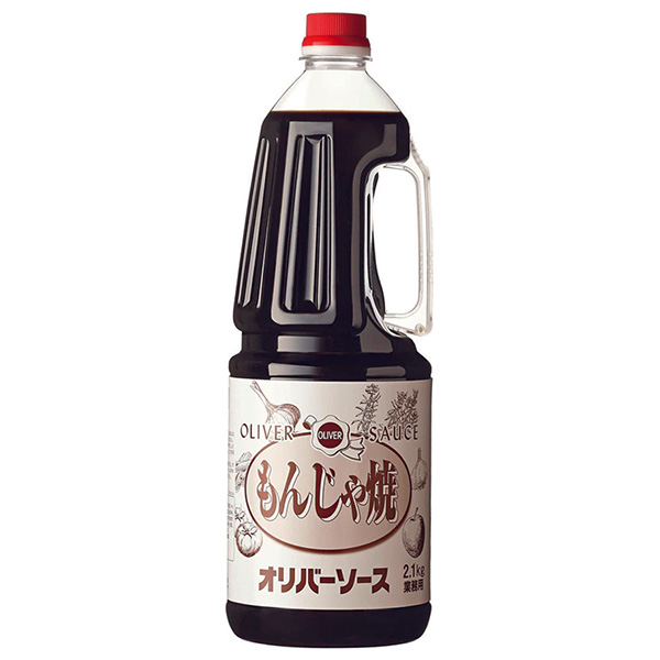 オリバーソース もんじゃ焼ソース 2.1kg×6本入|もんじゃ ソース ウスター 調味料