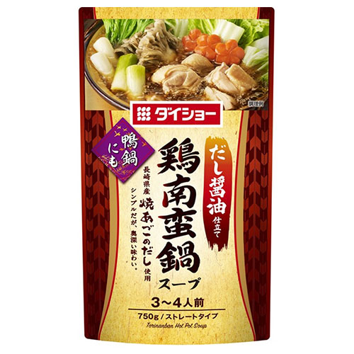 ダイショー 鶏南蛮鍋スープ 750g×10袋入|鍋スープ 調味料 鶏なんばん なべ