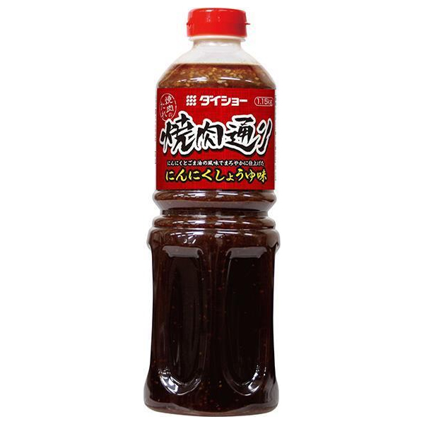 ダイショー 焼肉通り にんにくしょうゆ味 1.15kg×12本入|調味料 焼肉のたれ ニンニク醤油