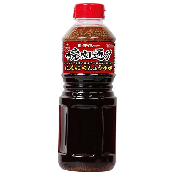 ダイショー 焼肉通り にんにくしょうゆ味 575g×12本入|調味料 焼肉のたれ ニンニク醤油
