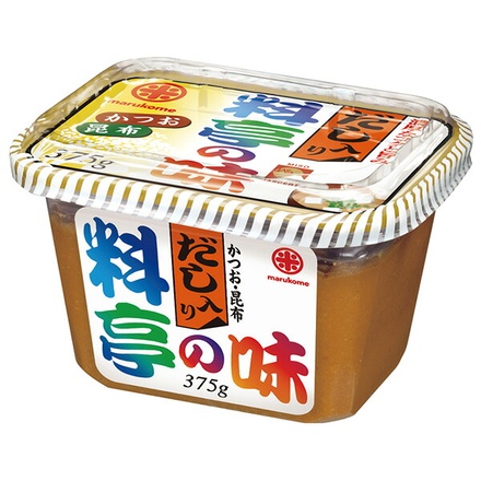 マルコメ だし入り料亭の味 375g×10個入|即席 みそ 味噌 みそ汁 味噌汁 米みそ まるこめ