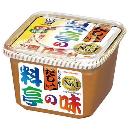 マルコメ だし入り料亭の味 750g×8個入|即席 みそ 味噌 みそ汁 味噌汁 米みそ まるこめ