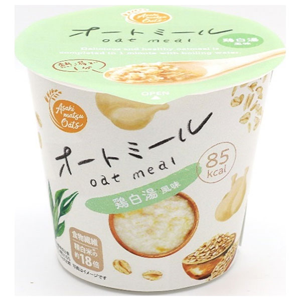 旭松 オートミール 鶏白湯風味 27g×6個入|オートミール レトルト 鶏白湯
