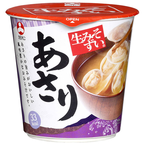 旭松 カップ生みそずい あさり 1食×6個入|味噌汁 みそ汁 あさり 風味豊か
