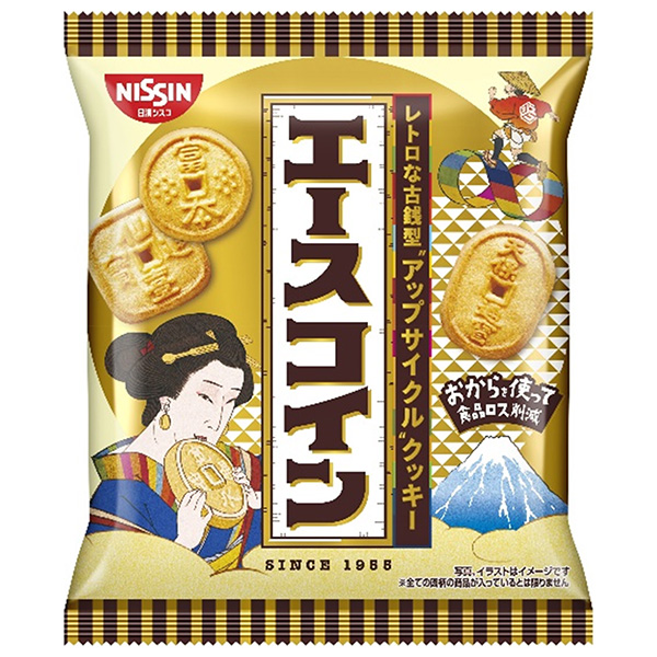 日清シスコ エースコイン 80g×10袋入|お菓子 おやつ ビスケット