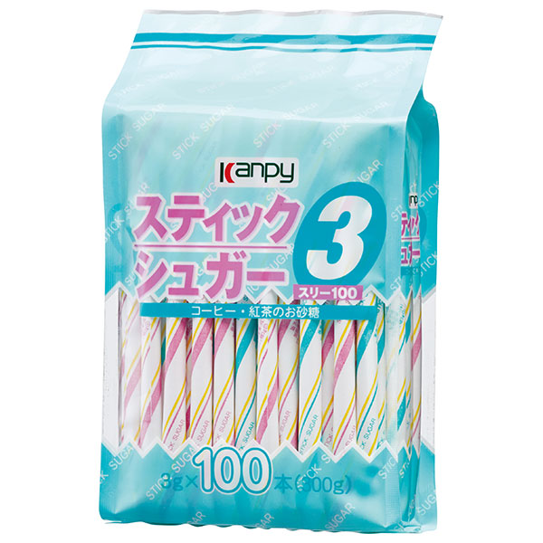 カンピー スティックシュガー (3g×100P)×12袋入|砂糖 スティックシュガー シュガー 嗜好品