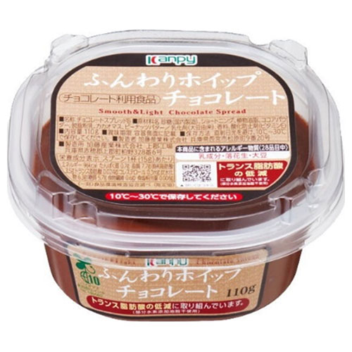 カンピー ふんわりホイップ チョコレート 110g×6個入|ジャム ホイップ 嗜好品 Kanpy