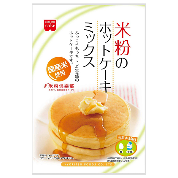 共立食品 米粉のホットケーキミックス 200g×6袋入|菓子材料 製菓材料 ホットケーキ おやつ