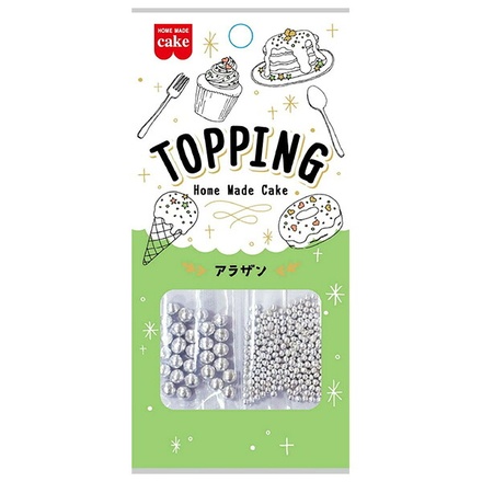 共立食品 トッピング アラザン 6g×5袋入|お菓子 菓子材料 トッピング 製菓材料 ケーキ デコレーション 粒状 砂糖 仕上げ