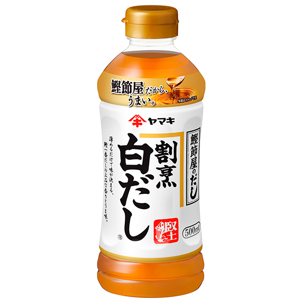 ヤマキ 割烹白だし 500mlペットボトル×24本入|一般食品 調味料 出汁 PET