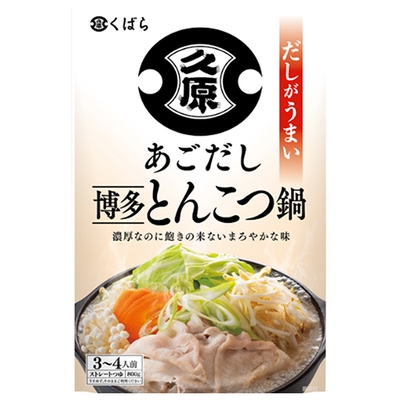 久原醤油 あごだし鍋 博多とんこつ 800g×12個入