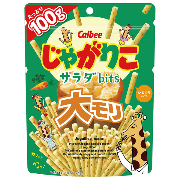 カルビー じゃがりこ サラダbits 大モリ 100g×12袋入|お菓子 スナック菓子 じゃがいも ジャガリコ calbee