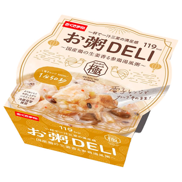 幸南食糧 お粥DELI 国産鶏の生姜香る参鶏湯風粥 240g×12個入|レンジ調理 レトルト食品 ご飯 お粥 おかゆ 参鶏湯