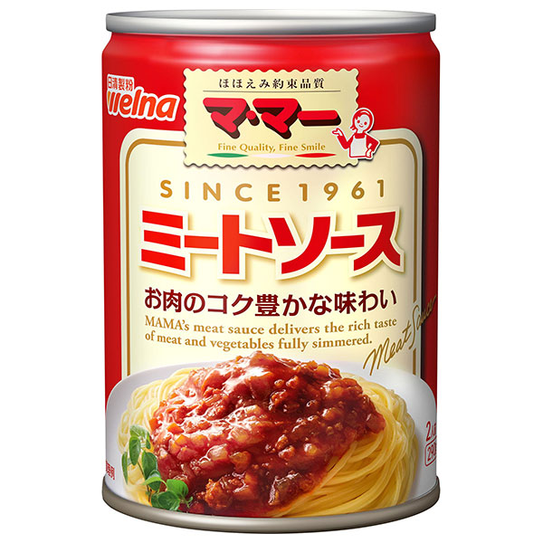 日清ウェルナ マ・マー ミートソース 290g缶×12個入|一般食品 マ・マー レトルト パスタソース 缶