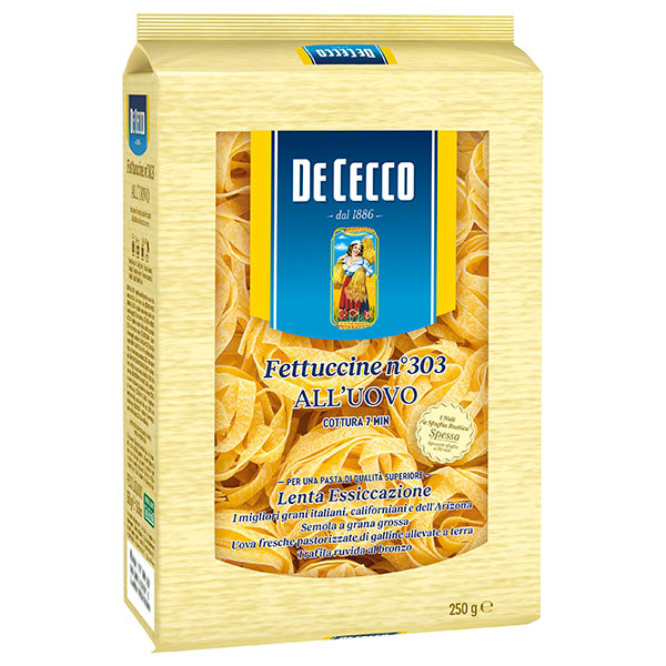 日清ウェルナ ディ・チェコ No.303 フェットゥチーネ 250g×10箱入|一般食品 パスタ麺 乾麺 ディ・チェコ フェットゥチーネ