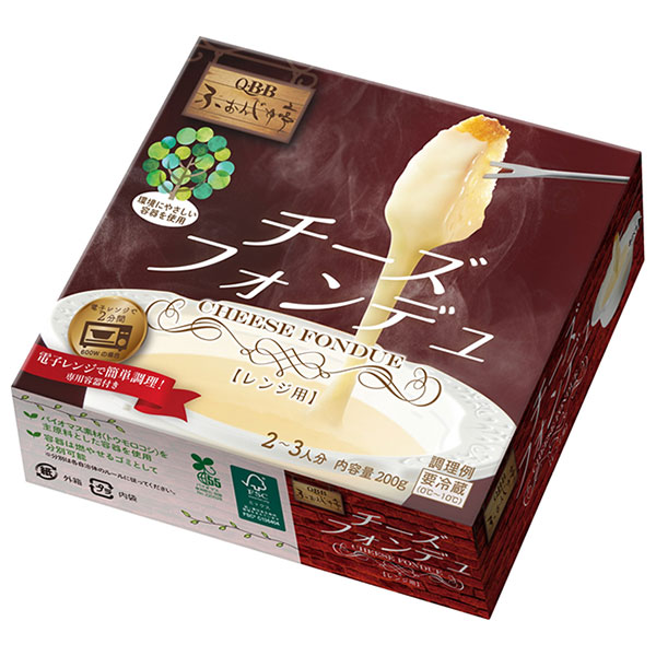 QBB レンジ用ふぉんじゅ亭 200g×6箱入 チルド 冷蔵品|チーズフォンデュ チーズ 六甲バター 乳製品