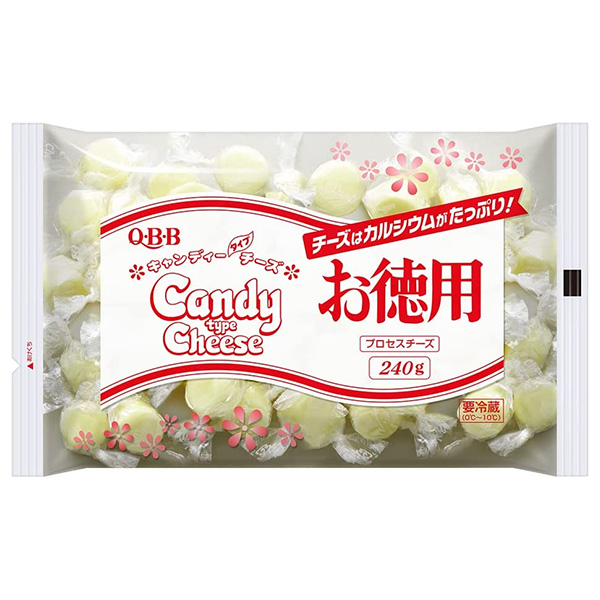 QBB 徳用キャンディーチーズ 240g×20袋入 チルド 冷蔵品|チルド商品 チーズ 六甲バター 乳製品