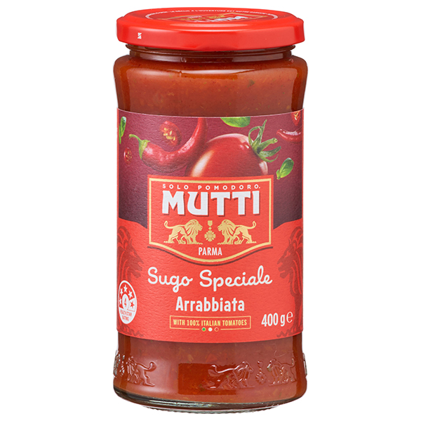 ムッティ MUTTI パスタソース アラビアータ 400g×6個入|パスタ ソース トマト ムッティ スパゲティ