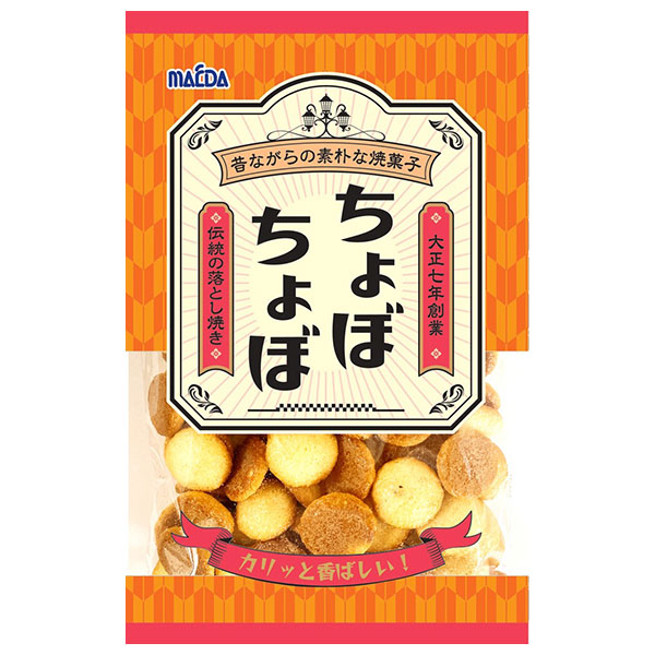 大阪前田製菓 ちょぼちょぼ 100g×12袋入|お菓子 焼菓子 おやつ チャック付き