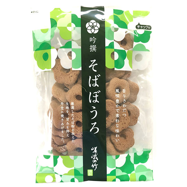大阪前田製菓 嵯峨の竹 吟撰そばぼうろ 100g×12袋入|お菓子 焼菓子 おやつ