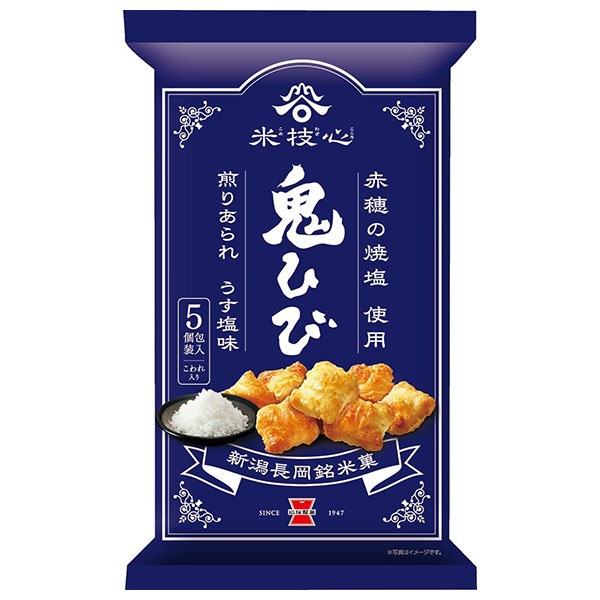 岩塚製菓 鬼ひび うす塩味 116g×12袋入 メーカー 問屋直送|お菓子 おつまみ せんべい 袋 あられ うすしお うす塩