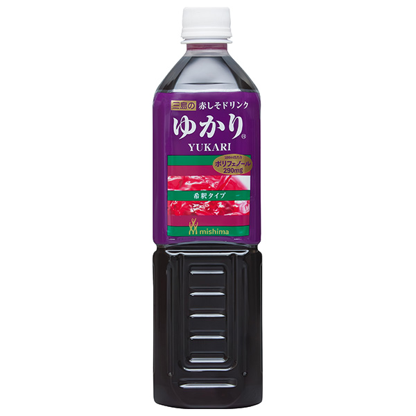 三島食品 赤しそドリンク ゆかり 840mlペットボトル×6本入|シソ しそ ドリンク ゆかり 紫蘇