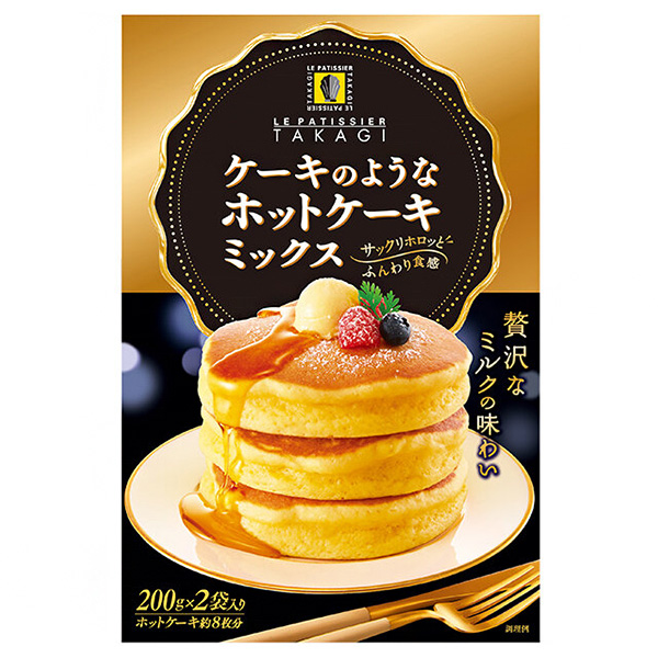 昭和産業 ケーキのようなホットケーキミックス 400g(200g×2袋)×6箱入|ホットケーキミックス ホットケーキ 小麦粉 菓子