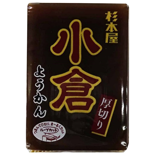 杉本屋製菓 厚切りようかん 小倉 150g×20個入 メーカー 問屋直送|菓子 羊羹 ミニようかん 和菓子