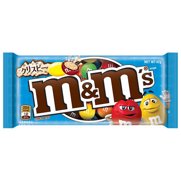 マースジャパン M&M’S(エム&エムズ) クリスピーシングル 42g×12個入|お菓子 チョコ 袋 チョコレート