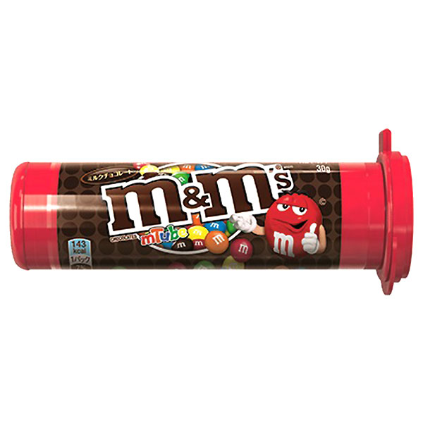 マースジャパン M&M’S(エム&エムズ) エムチューブ 30g×12個入|お菓子 チョコ 袋 ミルク チョコレート