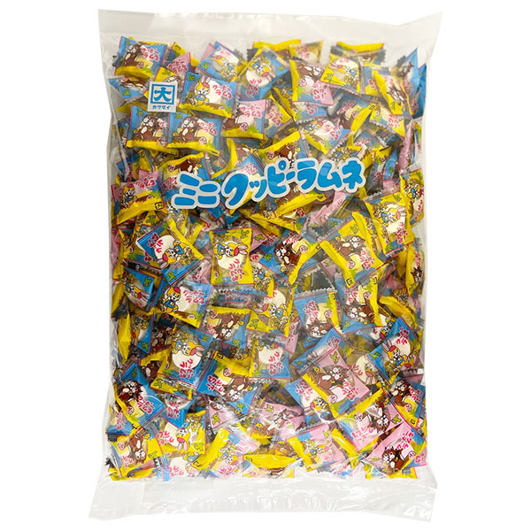 カクダイ製菓 ミニクッピーラムネ 1kg×1袋入|ラムネ ラムネ菓子 クッピーラムネ お菓子 小分け