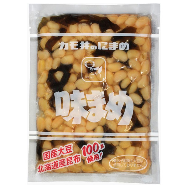 カモ井 カモ井のにまめ 味まめ 徳用袋 190g×10袋入|一般食品 惣菜 煮豆 味豆 カモイ 大豆