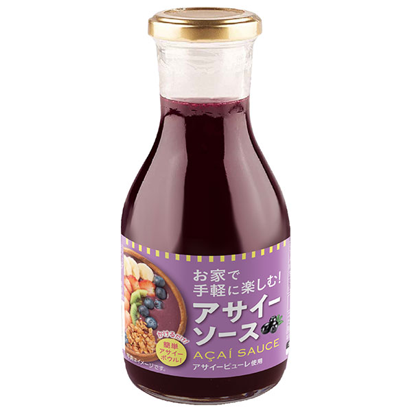 和歌山産業 アサイーソース 320g×6本入|フルーツ アサイー ソース スイーツ トッピング 菓子材料