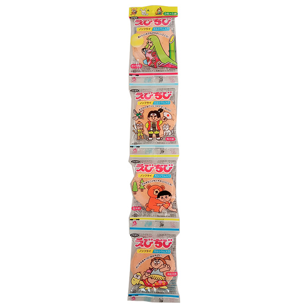 イケダヤ えびちび 3枚4連×20袋入|お菓子 おつまみ・せんべい 袋 海老 駄菓子