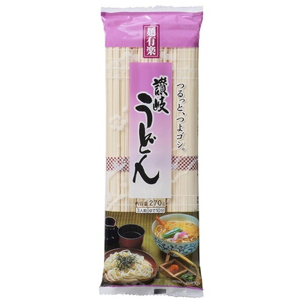 麺有楽 讃岐うどん 270g×30袋入|うどん さぬきうどん 讃岐 おすすめ コシ 乾麺 袋麺