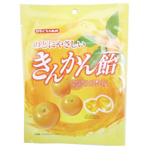 川口製菓 きんかん飴 83g×10袋入 メーカー 問屋直送|お菓子 おやつ 飴 あめ キャンディ きんかん 金柑 キンカン